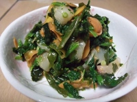 ほうれん草鯛マリネ