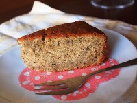 紅茶とバナナのケーキ