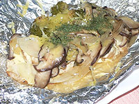 鶏むね肉のホイル焼き